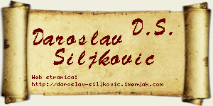 Daroslav Šiljković vizit kartica
